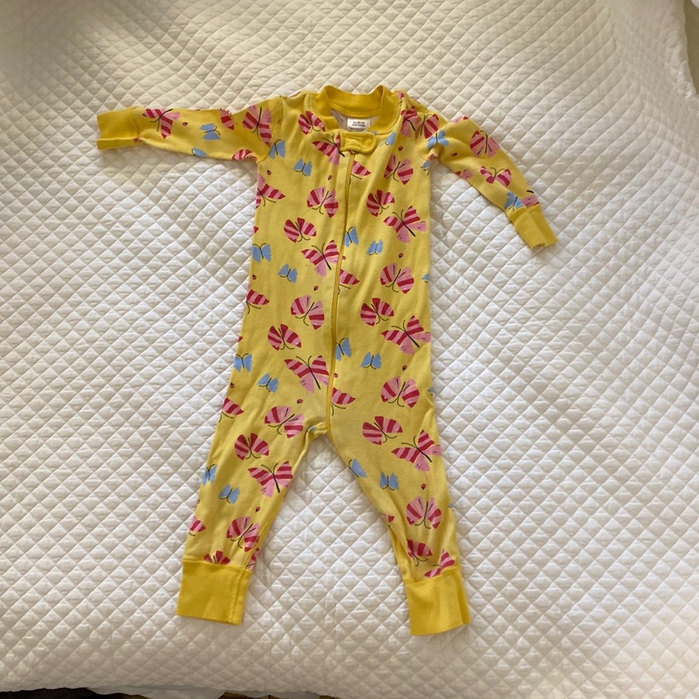 Hanna Andersson Night Night Sleeper 85 cm Size 2 zip pajama